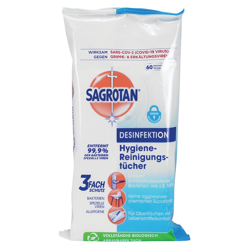 SAGROTAN Hygiene-Reinigungstücher