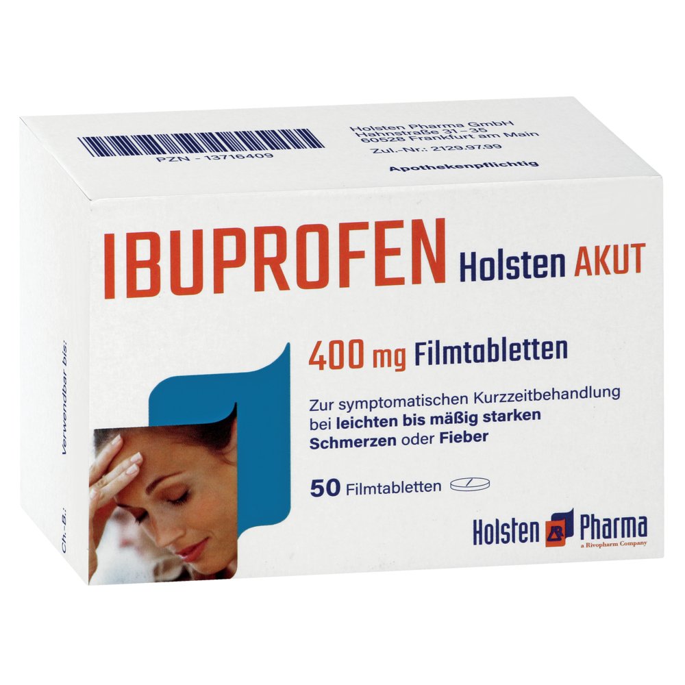 IBUPROFEN Holsten akut 400 mg Filmtabletten