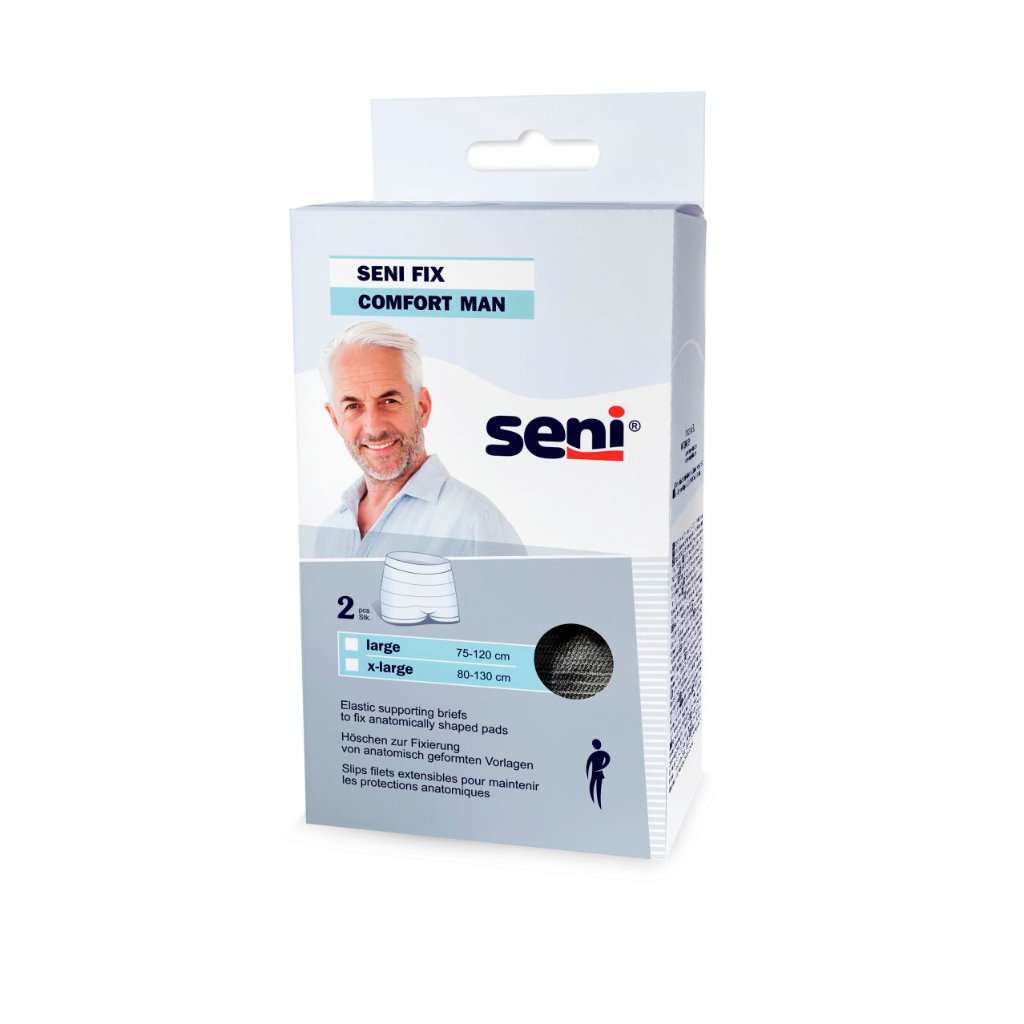 SENI Fix Comfort Men Fixierhosen XL black
