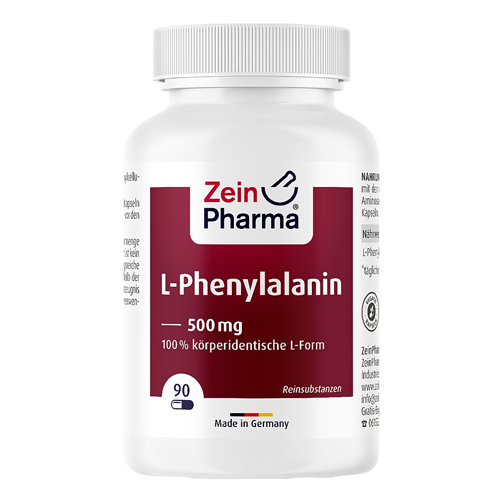 L-PHENYLALANIN 500 mg veg.HPMC Kaps.Zein Pharma