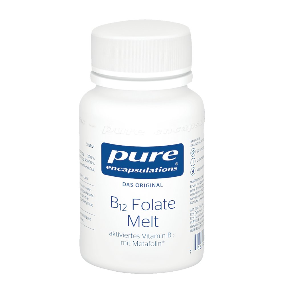 PURE ENCAPSULATIONS B12 Folate melt Lutschtabl.
