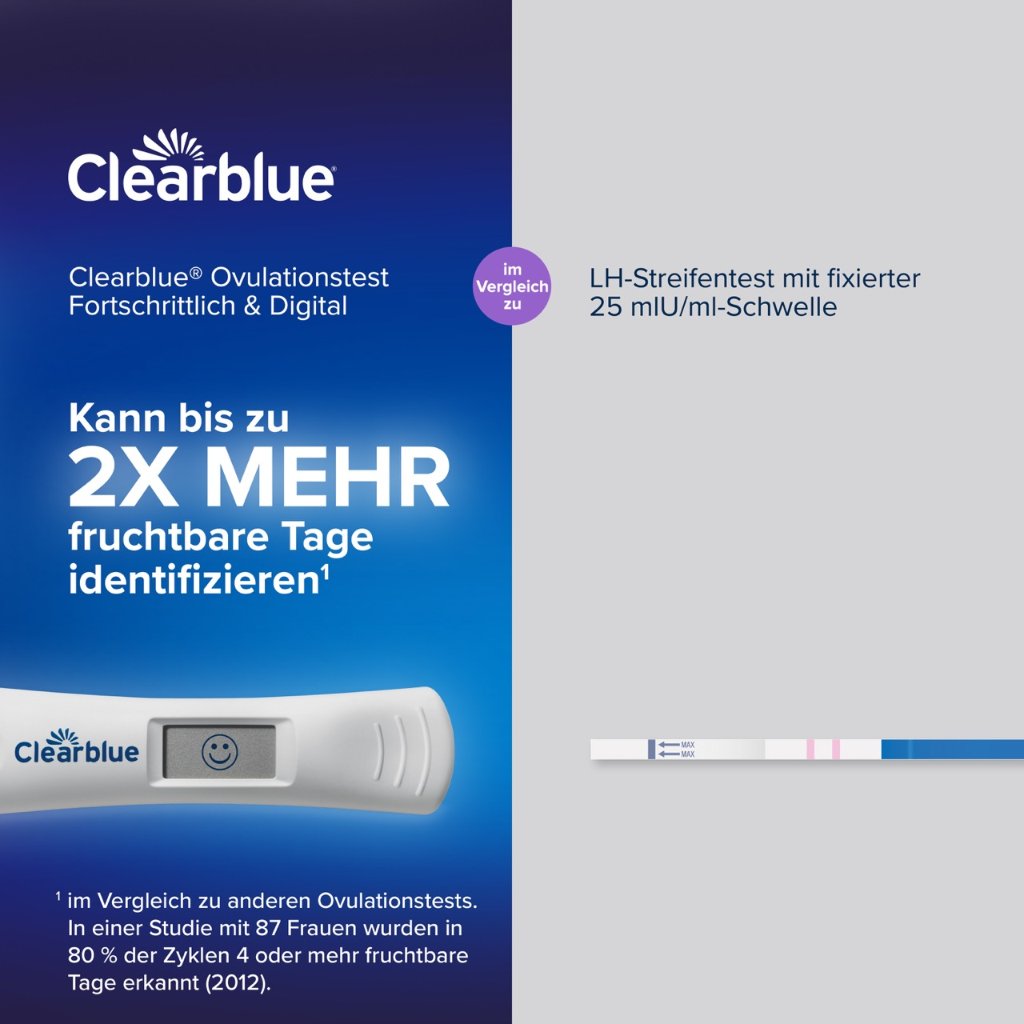 Clearblue Ovulationstest FORTSCHRITTLICH & DIGITAL 20er