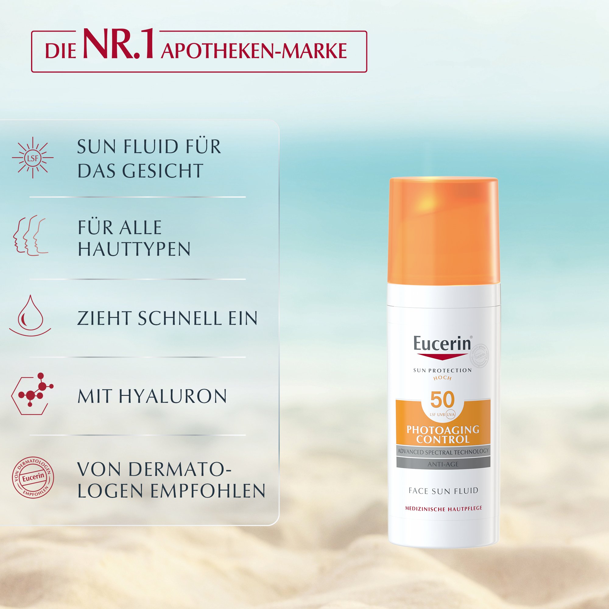 EUCERIN Sun Fluid PhotoAging Control LSF 50