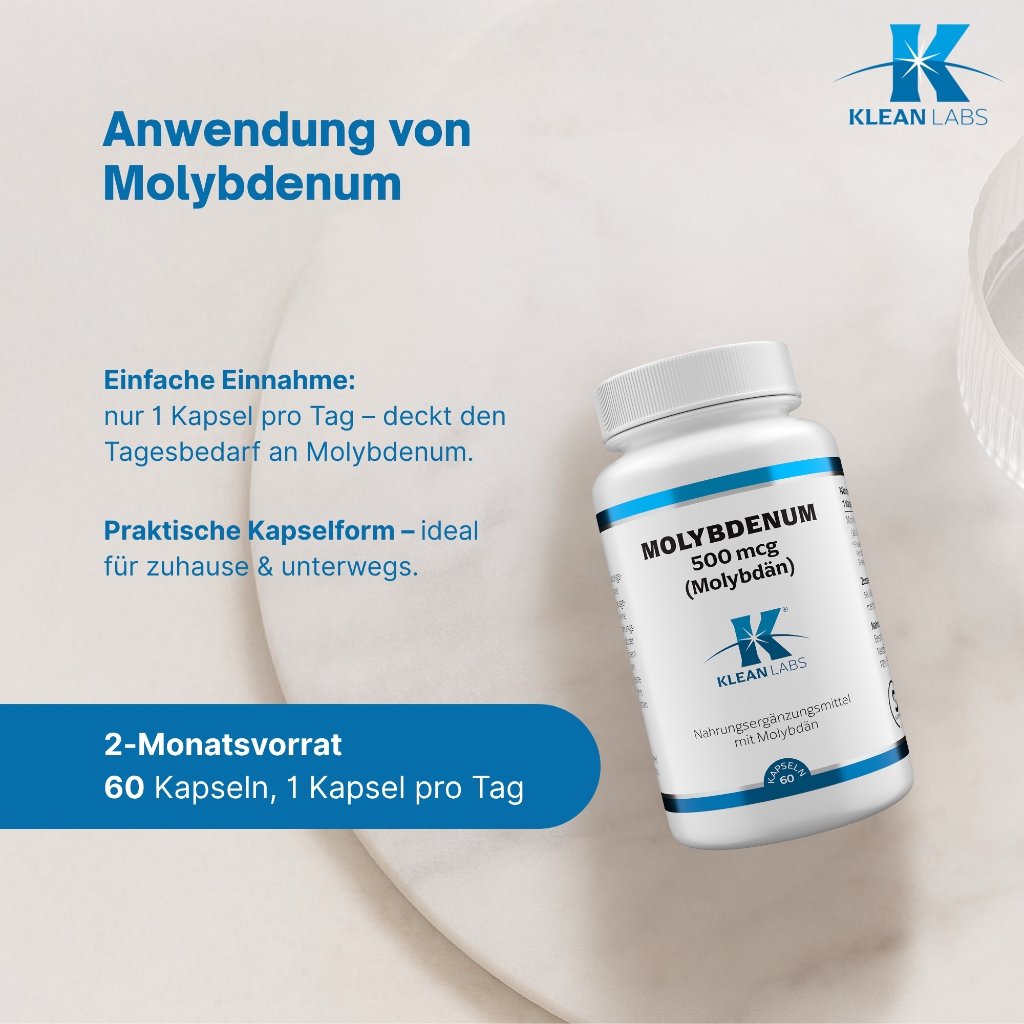 Klean Labs Molybdenum 500 mcg (Molybdän)