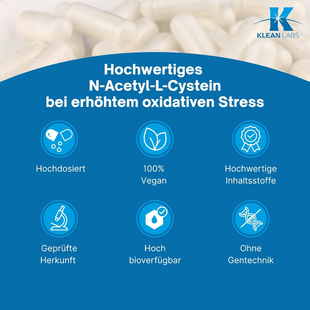 Klean Labs N-Acetyl-L-Cystein 500mg