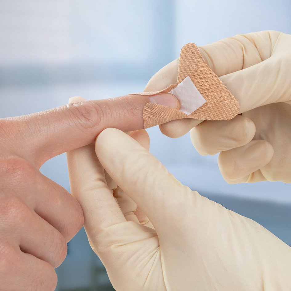 LEUKOPLAST Elastic Fingerkuppenpflaster 44x50 mm