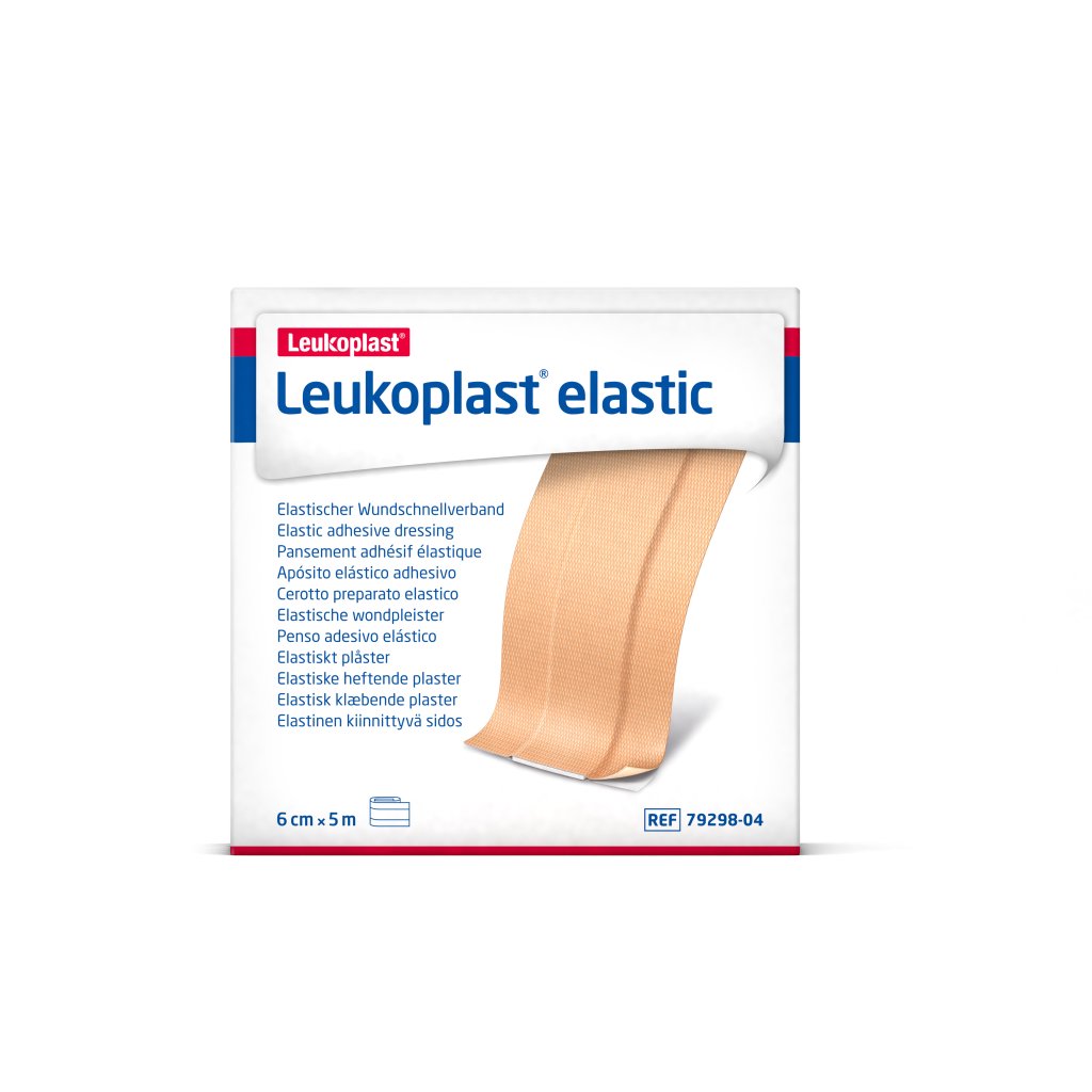 LEUKOPLAST Elastic Pflaster 6 cmx5 m Rolle