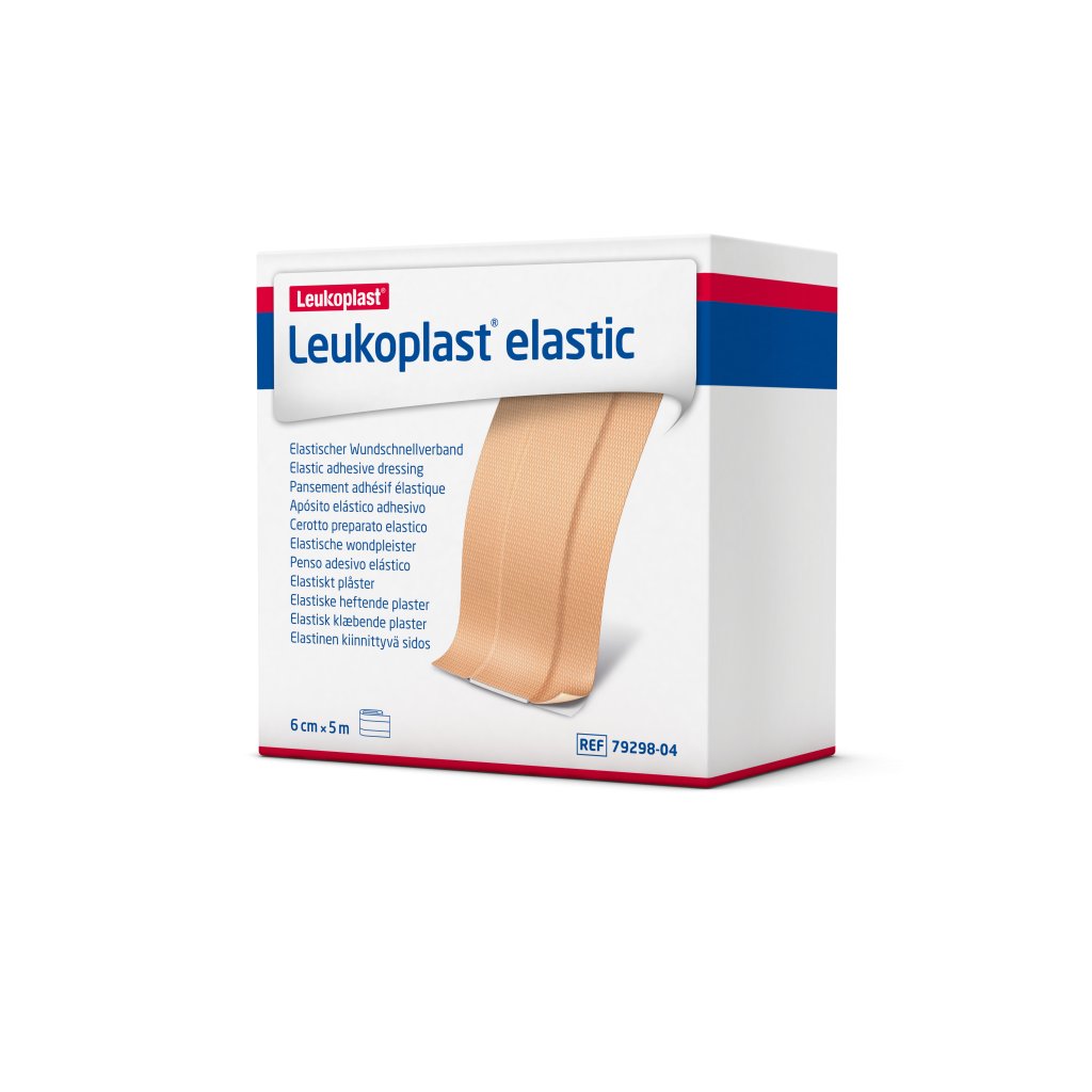 LEUKOPLAST Elastic Pflaster 6 cmx5 m Rolle