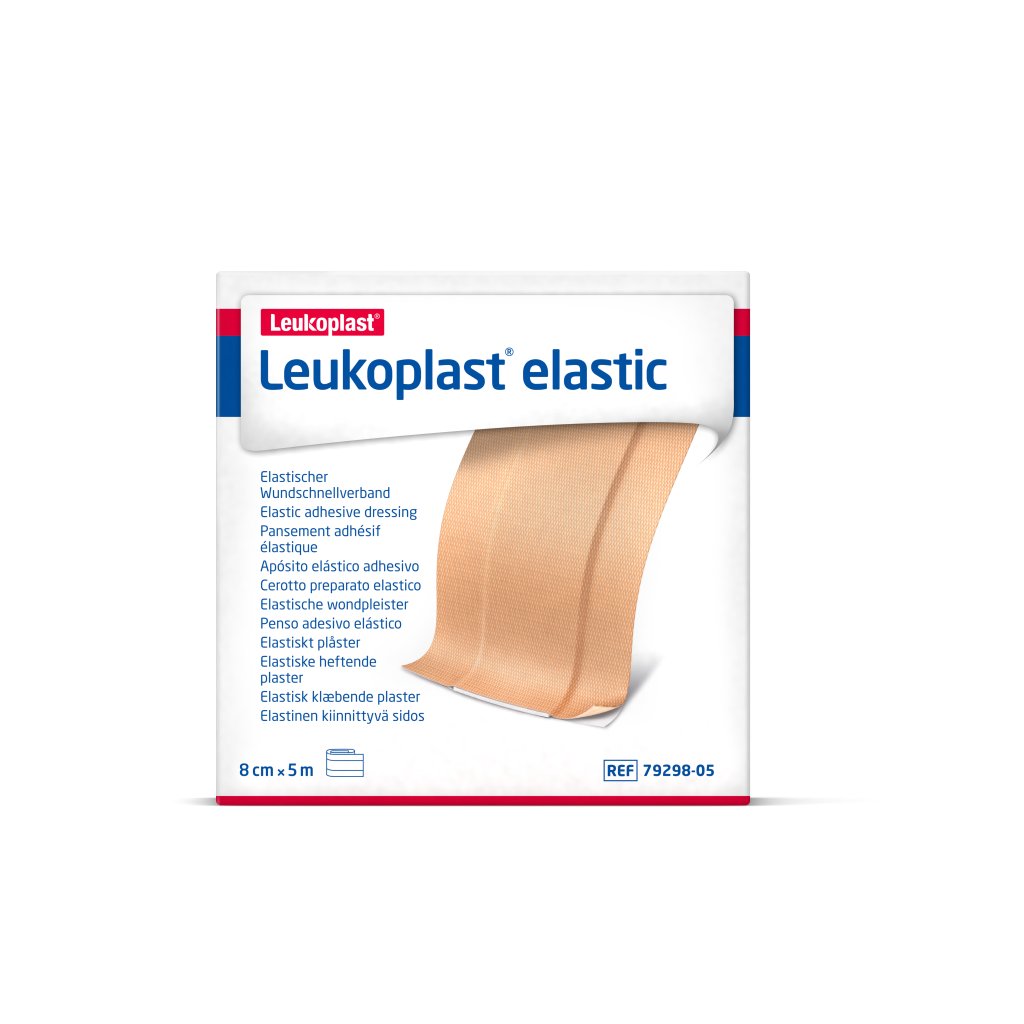 LEUKOPLAST Elastic Pflaster 8 cmx5 m Rolle