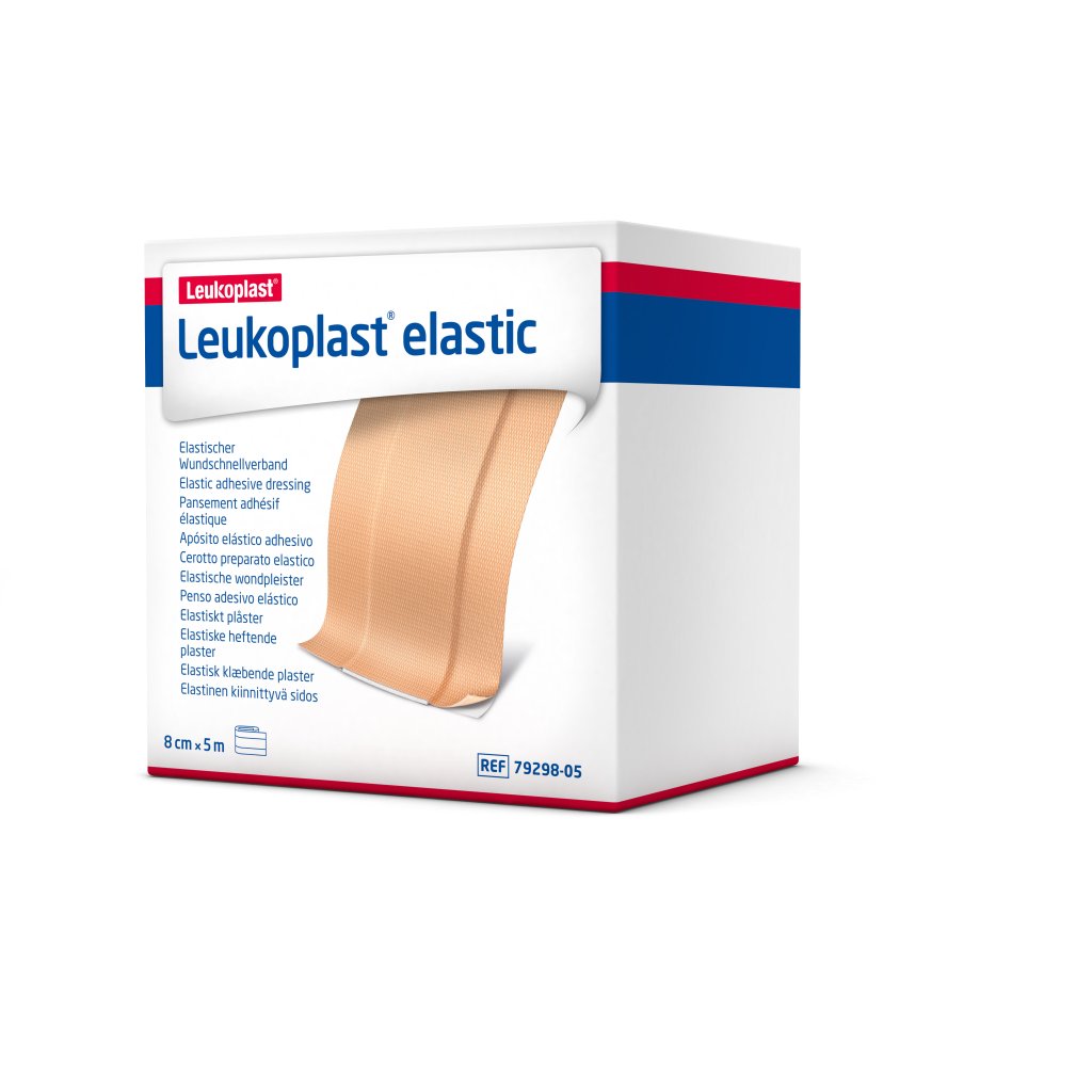 LEUKOPLAST Elastic Pflaster 8 cmx5 m Rolle