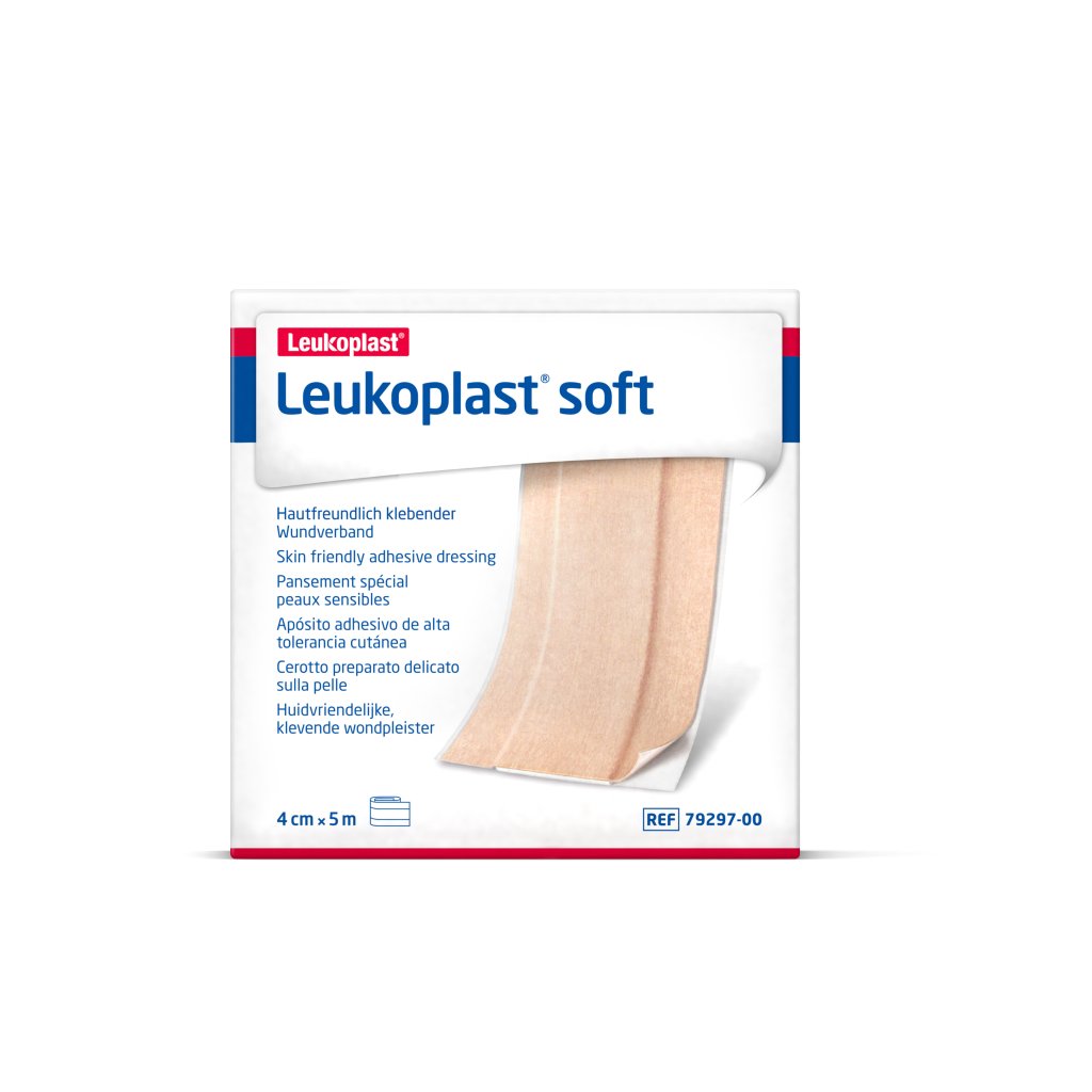 LEUKOPLAST soft Pflaster 4 cmx5 m Rolle