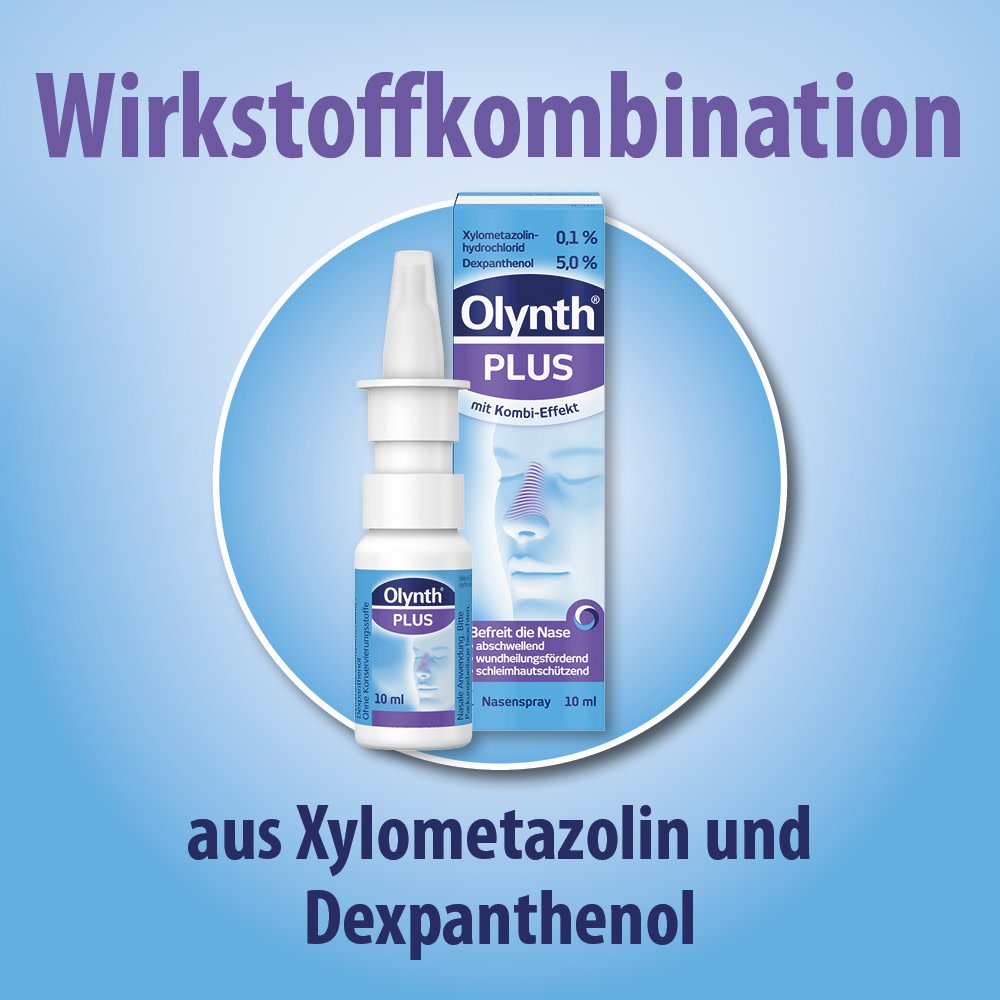 Olynth Plus 0,1 % / 5 % Nasenspray für Schulkinder ab 6 Jahren und Erwachsene