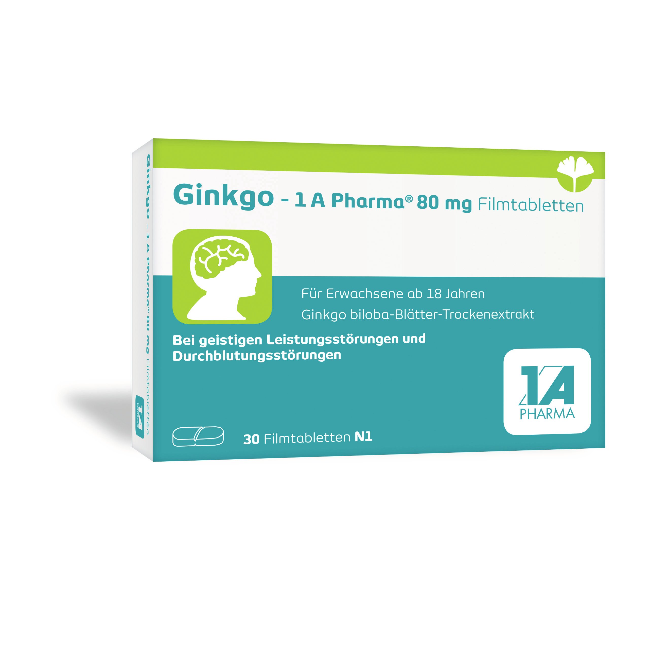 GINKGO-1A Pharma 80 mg Filmtabletten