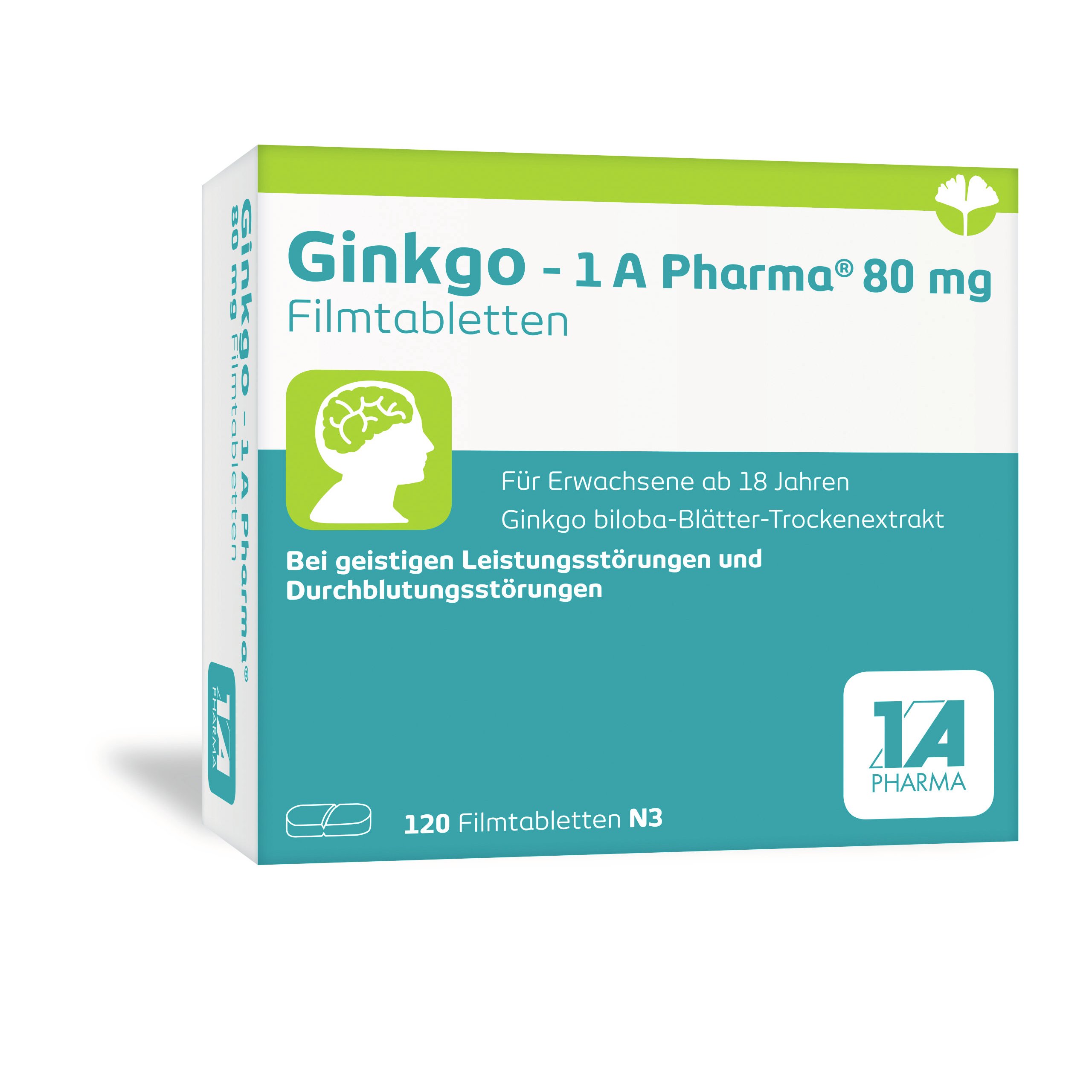 GINKGO-1A Pharma 80 mg Filmtabletten