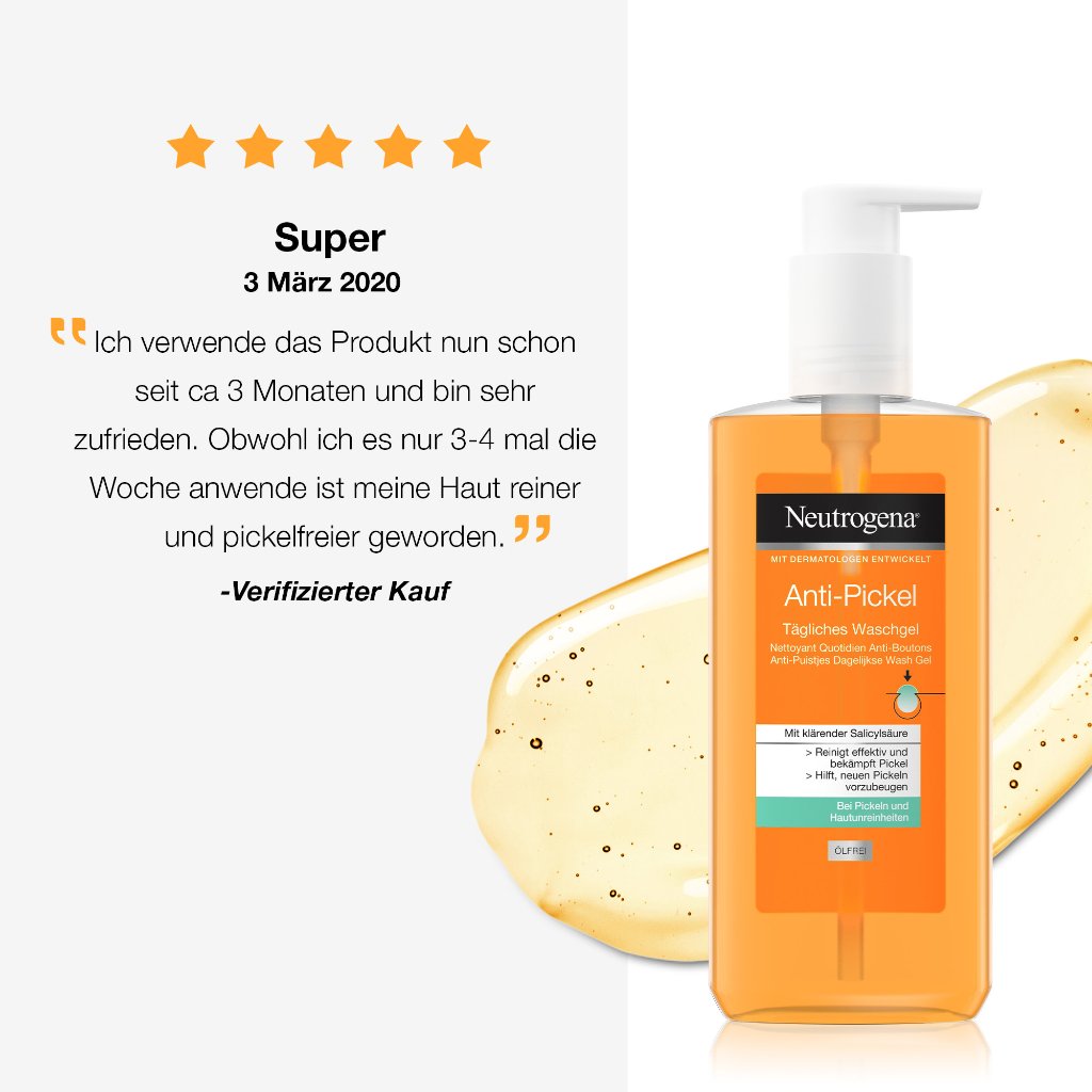 Neutrogena Anti-Pickel Tägliches Waschgel 200ml