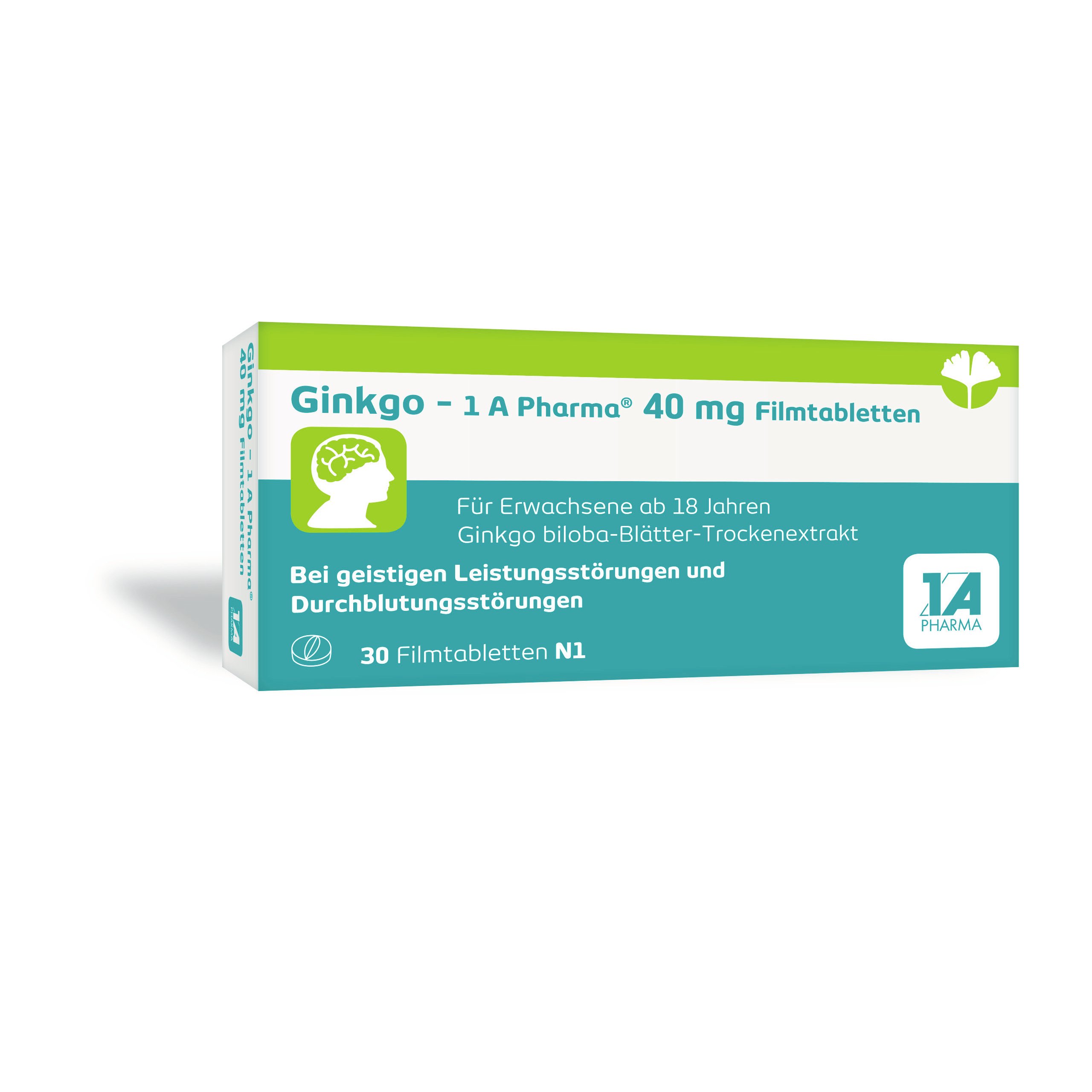 GINKGO-1A Pharma 40 mg Filmtabletten