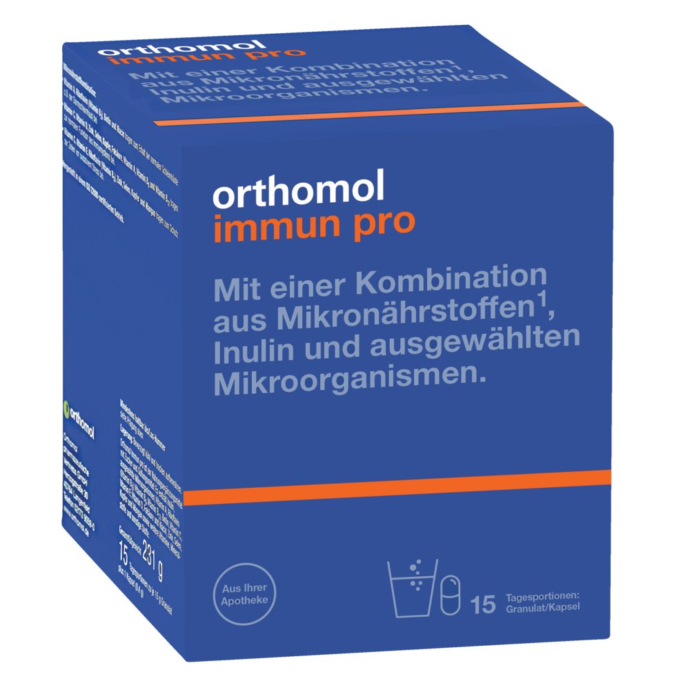 ORTHOMOL Immun pro Granulat/Kapseln Kombipack.