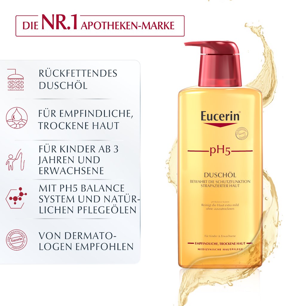 EUCERIN pH5 Duschöl empfindliche Haut m.Pumpe
