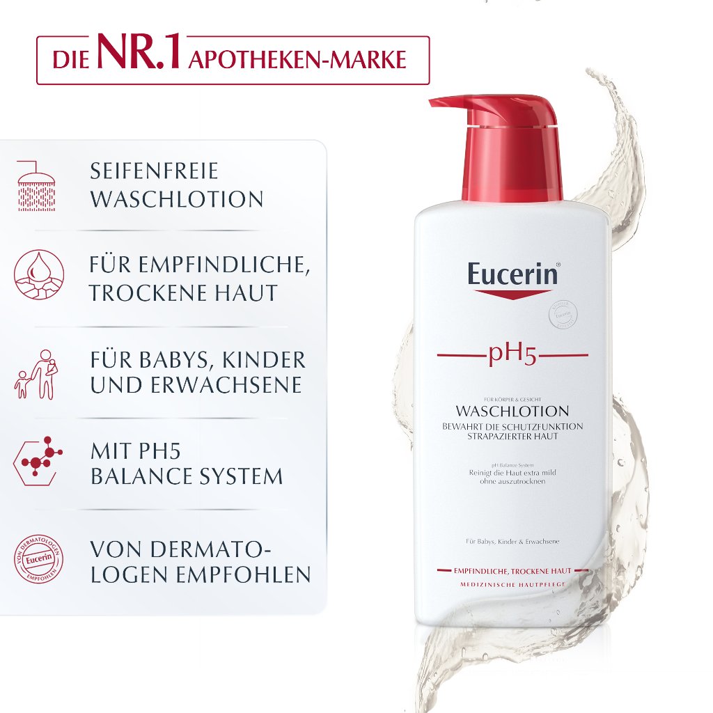 EUCERIN pH5 Waschlotion empfindliche Haut m.Pumpe