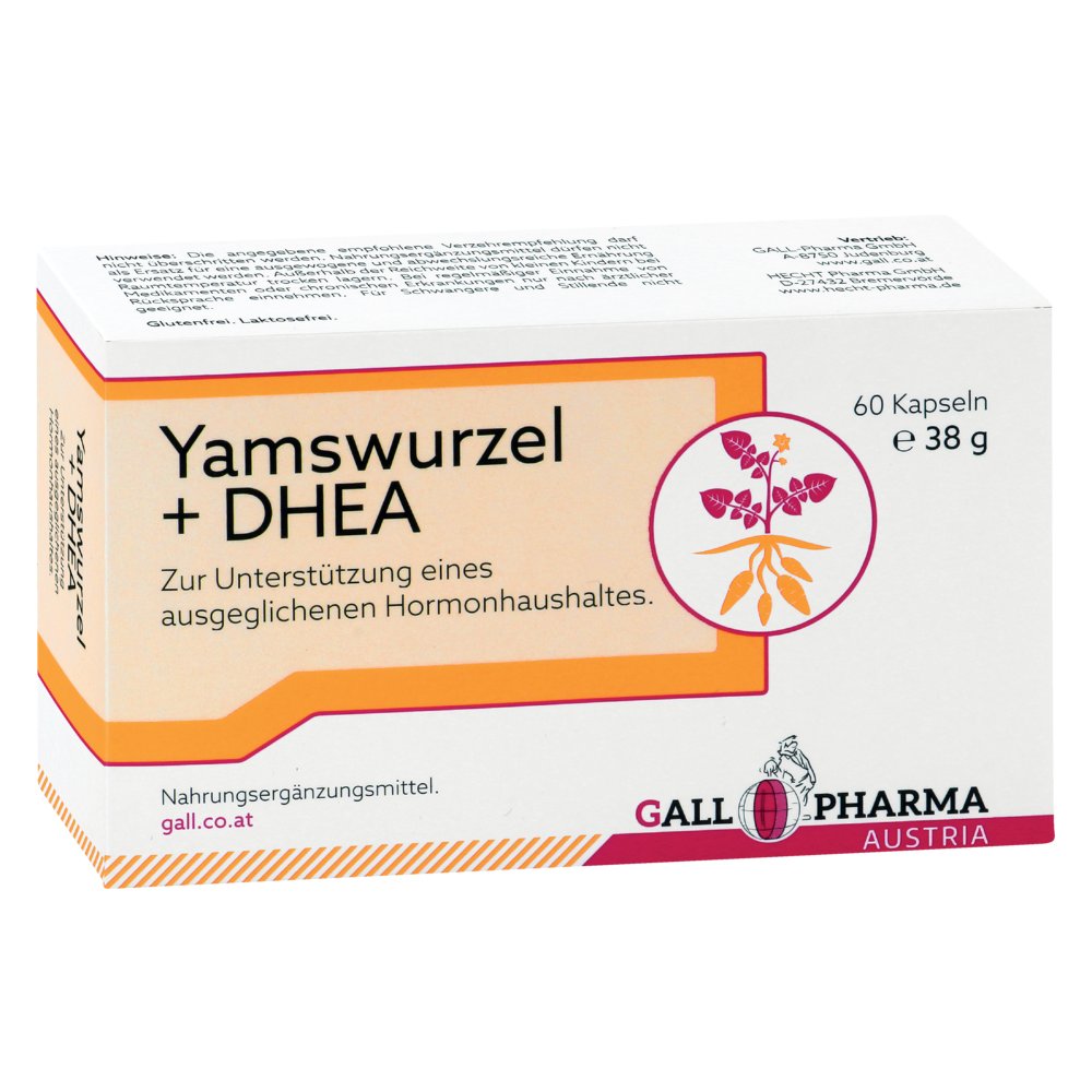 YAMSWURZEL+DHEA 25 mg Kapseln