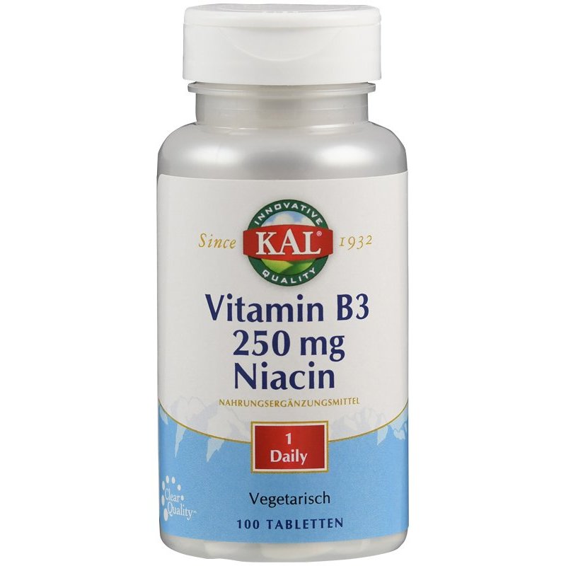 VITAMIN B3 NIACIN 250 mg Tabletten