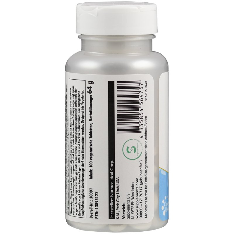 VITAMIN B3 NIACIN 250 mg Tabletten