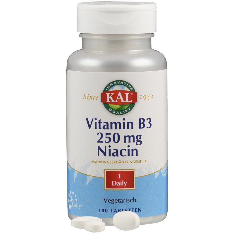 VITAMIN B3 NIACIN 250 mg Tabletten