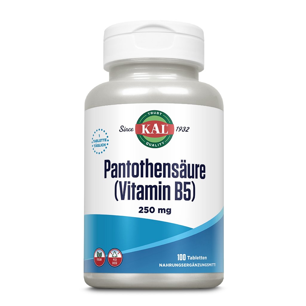 KAL Pantothensäure (Vitamin B 5) 250 mg