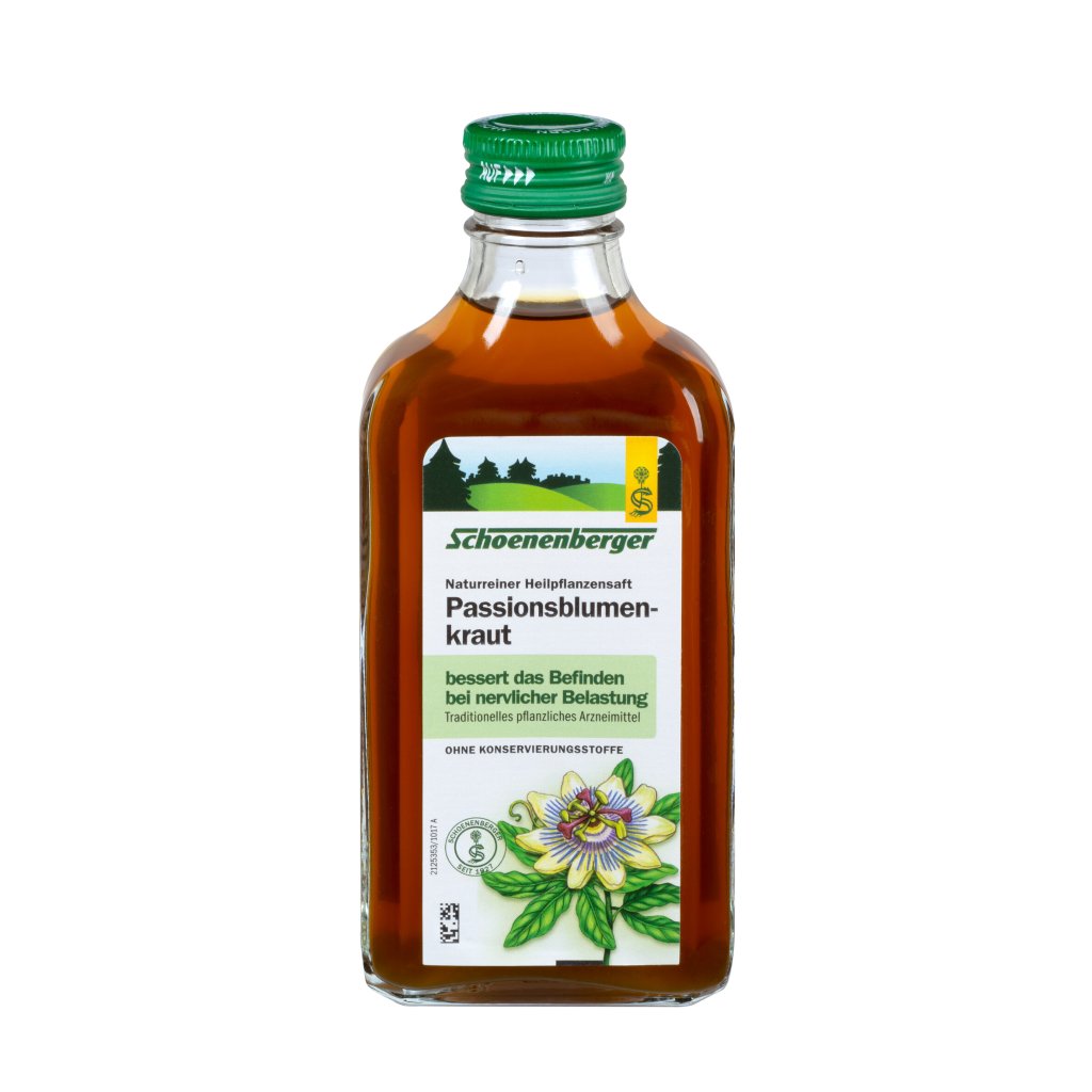 Schoenenberger naturreiner Heilpflanzensaft Passionsblumenkraut
