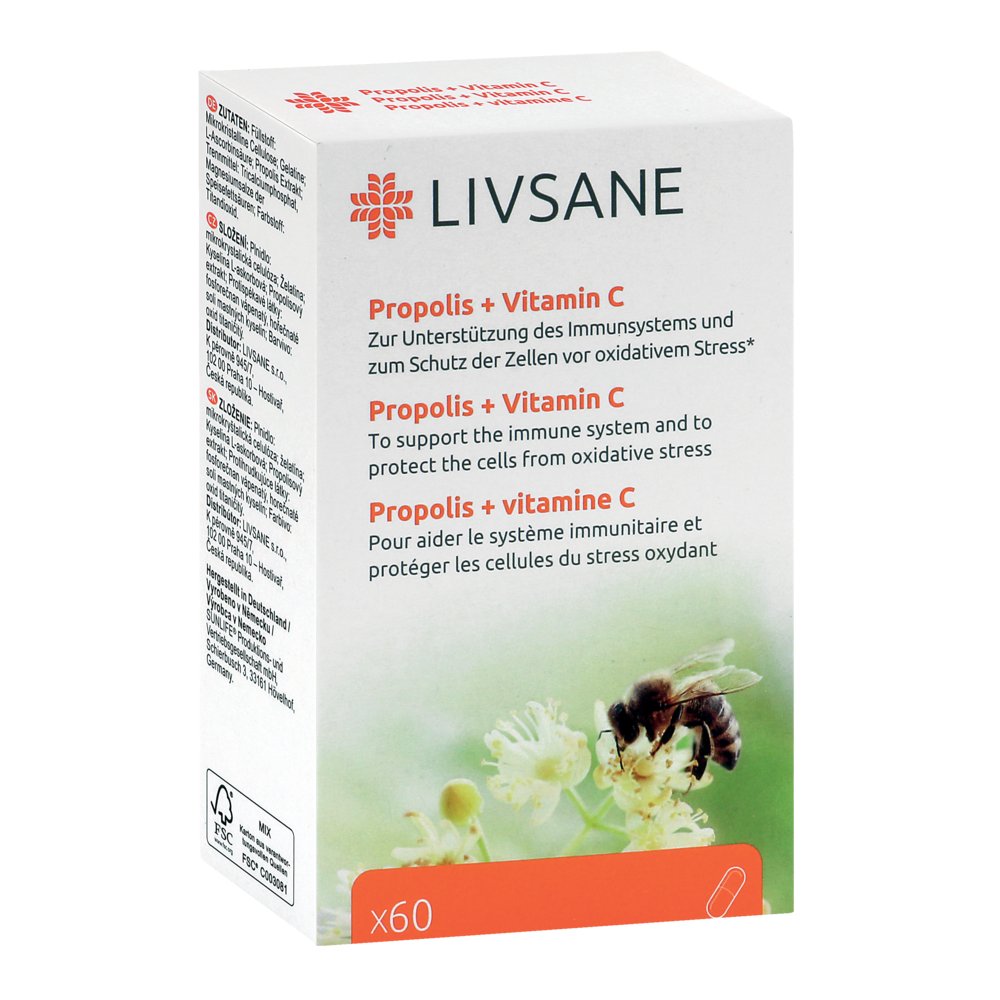 LIVSANE Propolis+Vitamin C Kapseln