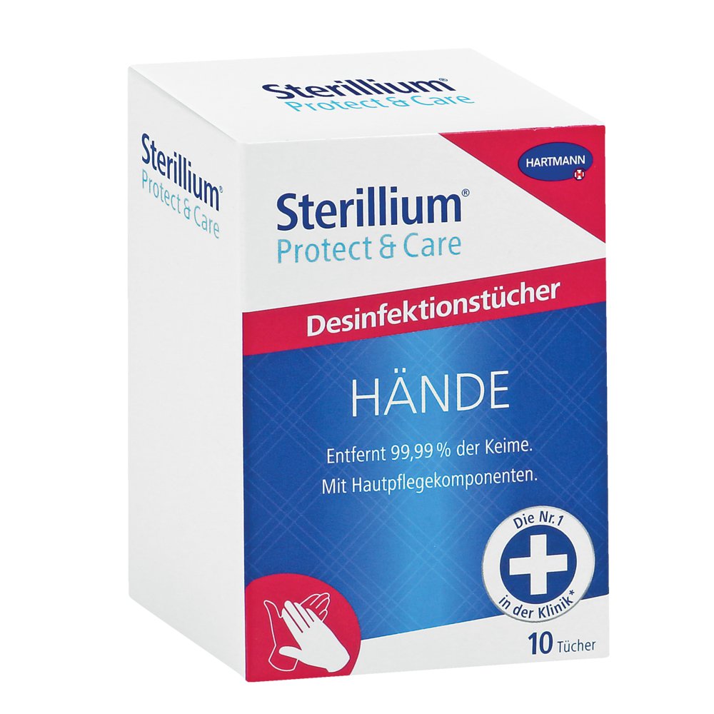 STERILLIUM Protect & Care Hände Desinfekt.Tücher