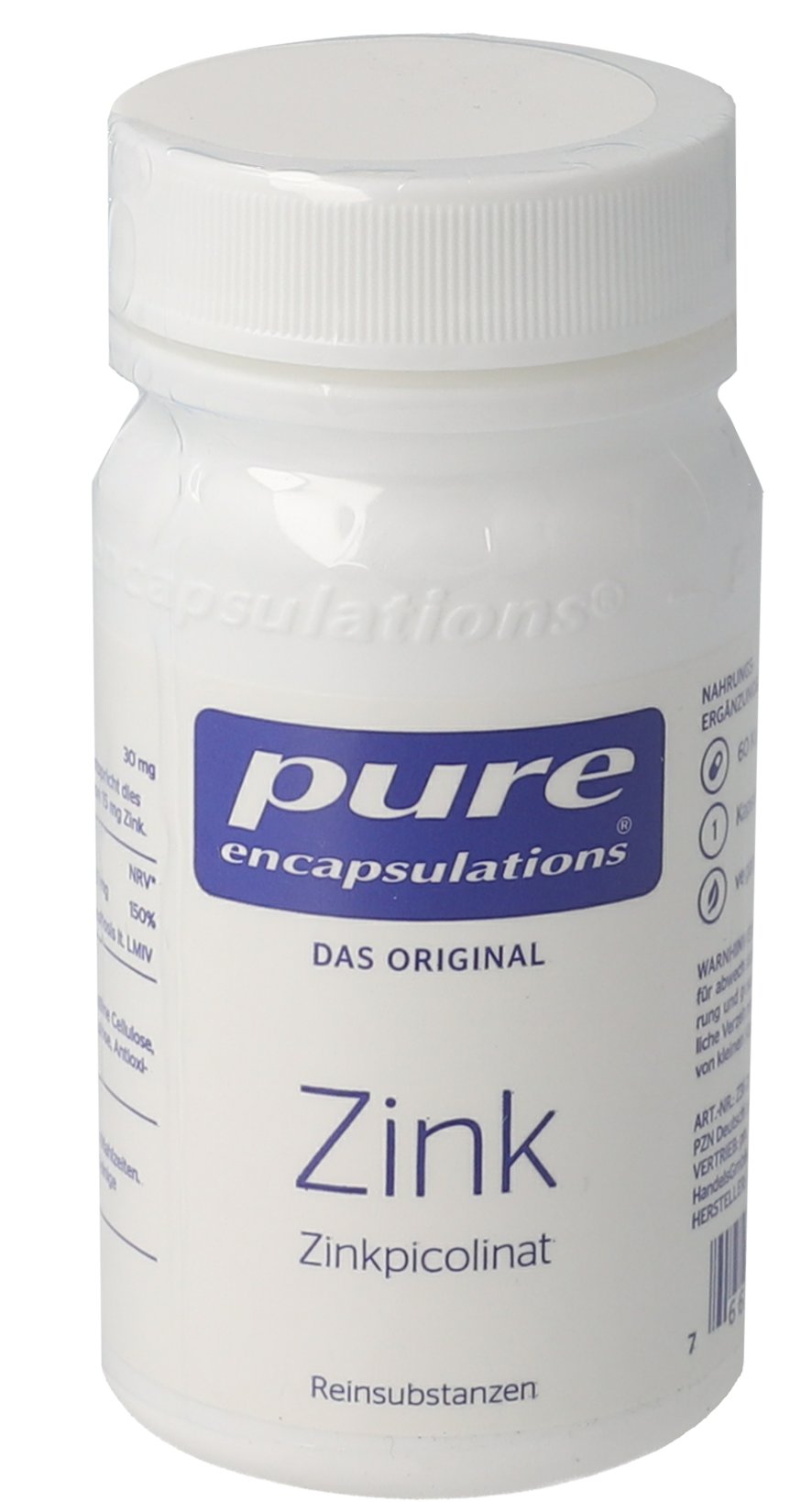 PURE ENCAPSULATIONS Zink Zinkpicolinat Kapseln