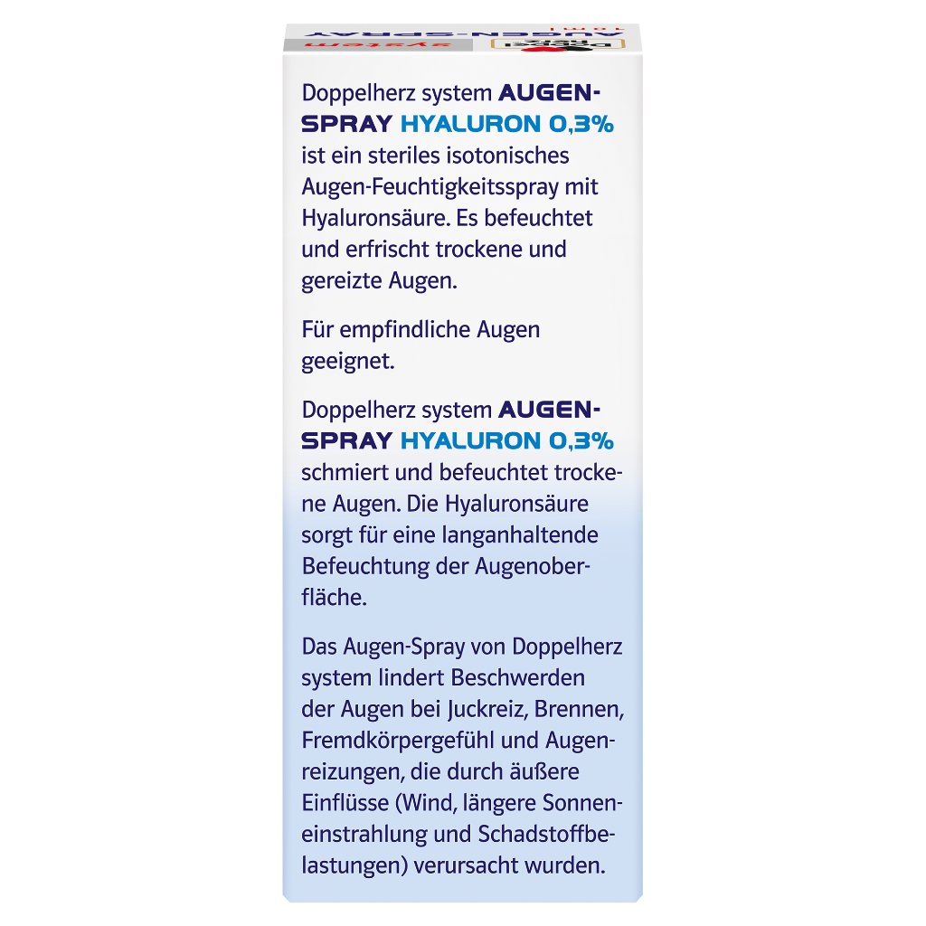 Doppelherz system Augen-Spray 0,3%
