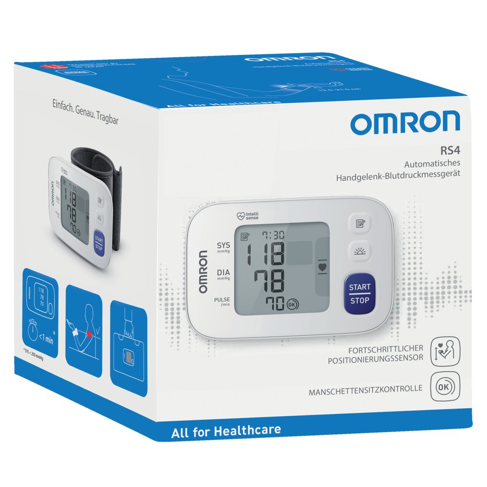 OMRON RS4 Handgelenk Blutdruckmessgerät HEM-6181-D