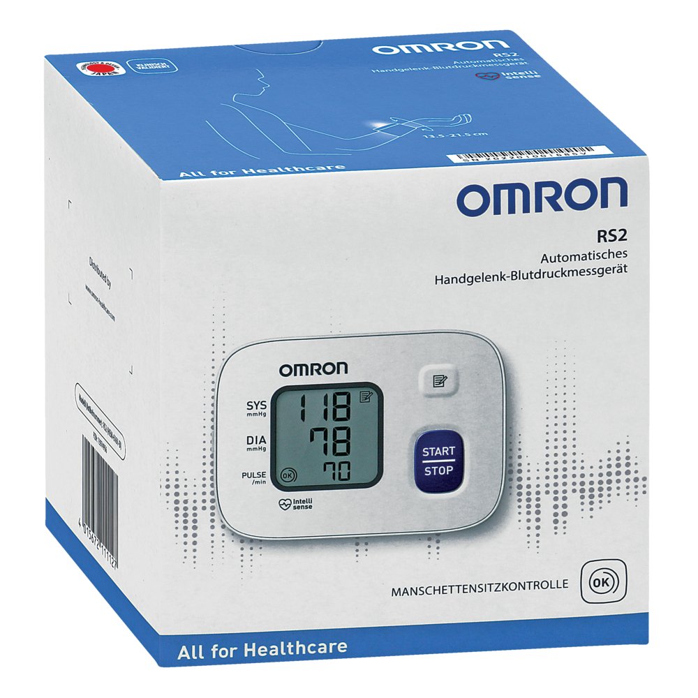 OMRON RS2 Handgelenk Blutdruckmessgerät HEM-6161-D