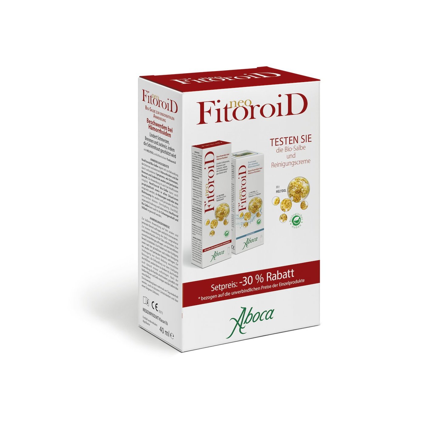 NEO FITOROID Bio-Salbe+Reinigungscreme Kombipack.