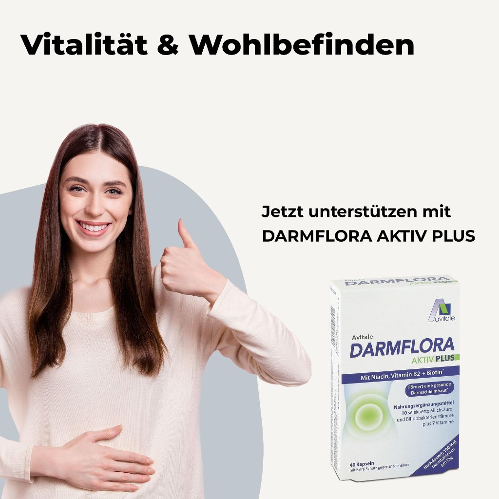 DARMFLORA Aktiv Plus 100 Mrd.Bakterien+7 Vitamine