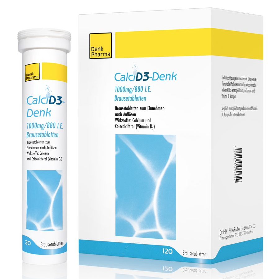 CALCI D3-Denk 1.000 mg/880 I.E. Brausetabletten