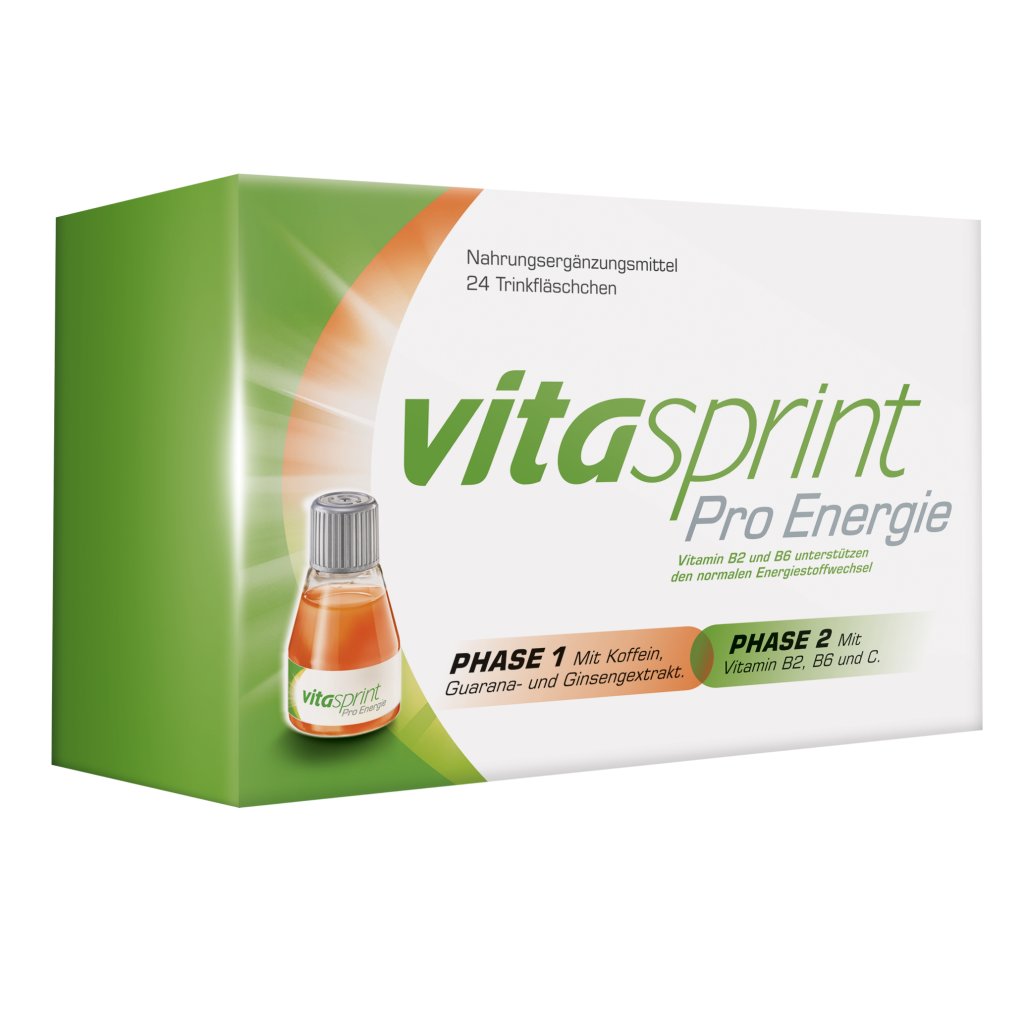 Vitasprint Pro Energie, Nahrungsergänzungsmittel, Vitamin B6, Vitamin C, 24 St.