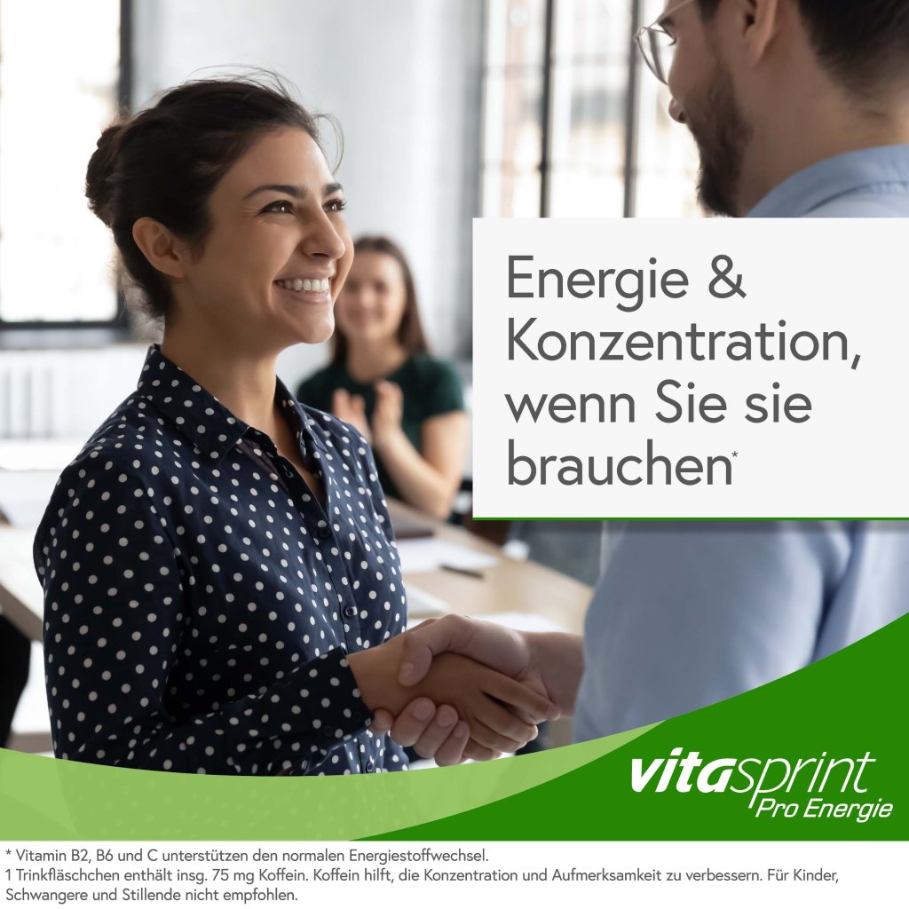 Vitasprint Pro Energie, Nahrungsergänzungsmittel, Vitamin B6, Vitamin C, 24 St.