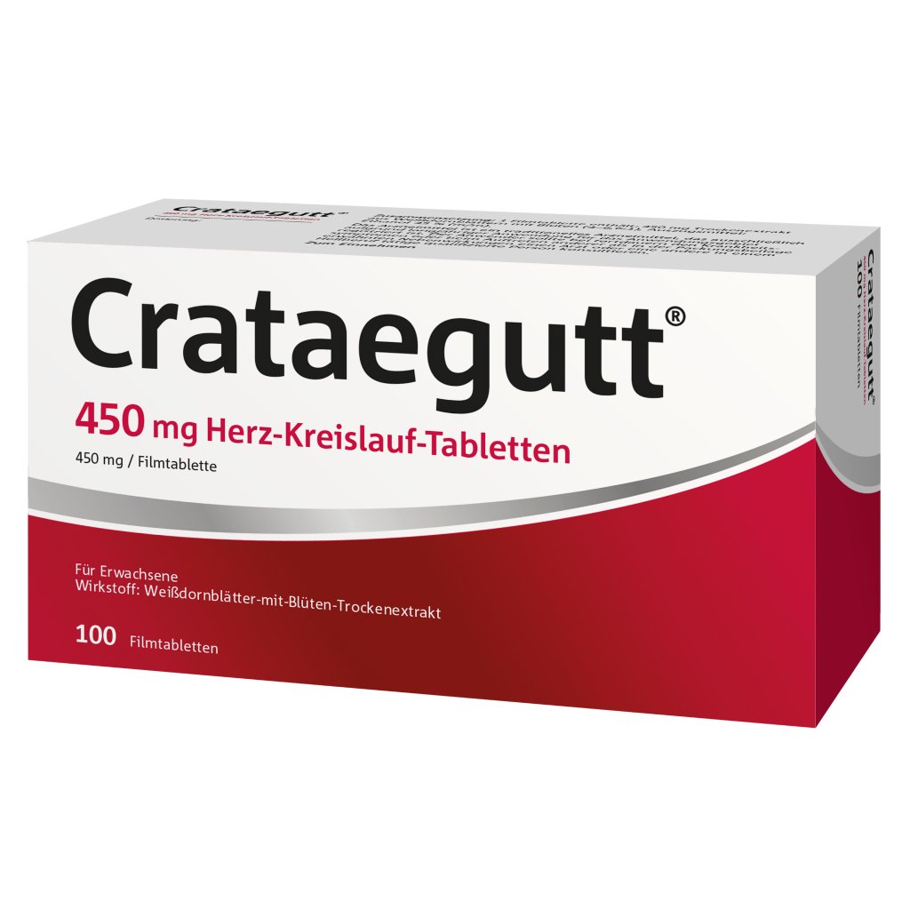 Crataegutt® 450 mg Herz-Kreislauf-Tabletten 100 Stück