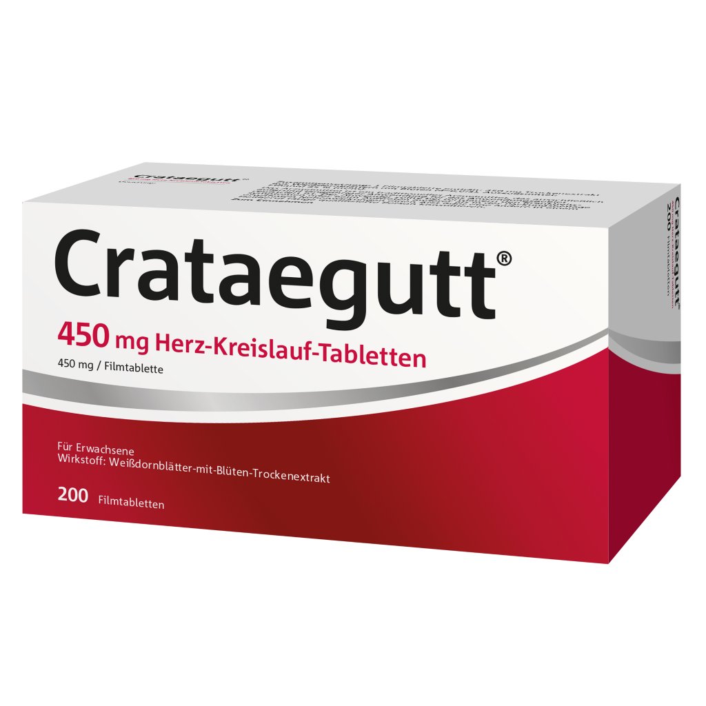 Crataegutt® 450 mg Herz-Kreislauf-Tabletten 200 Stück