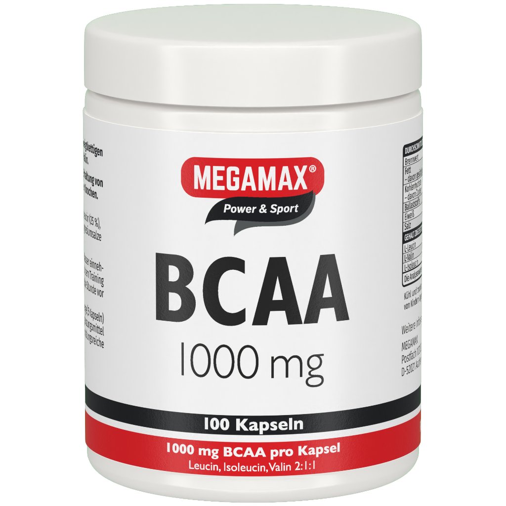BCAA 1000 mg Megamax Kapseln