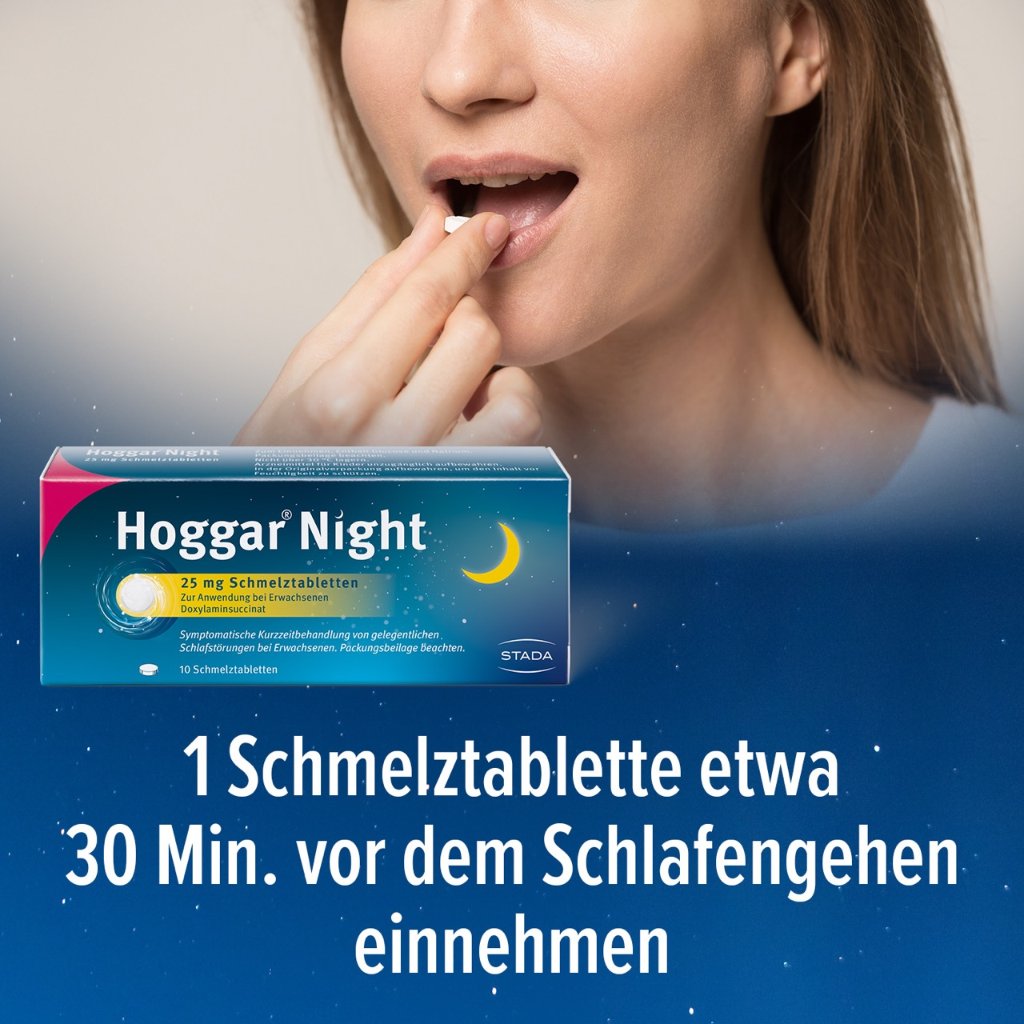 HOGGAR Night 25 mg Schmelztabletten