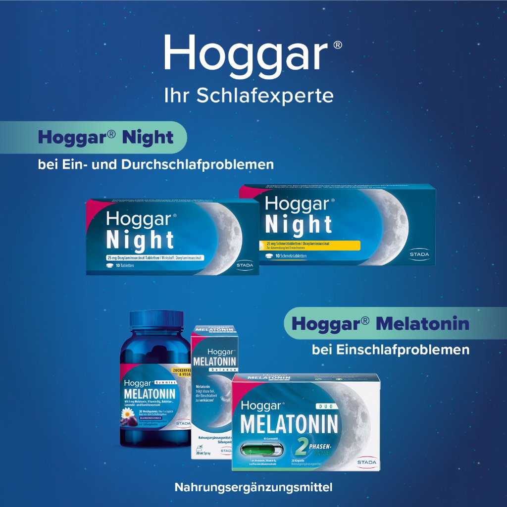 HOGGAR Night 25 mg Schmelztabletten