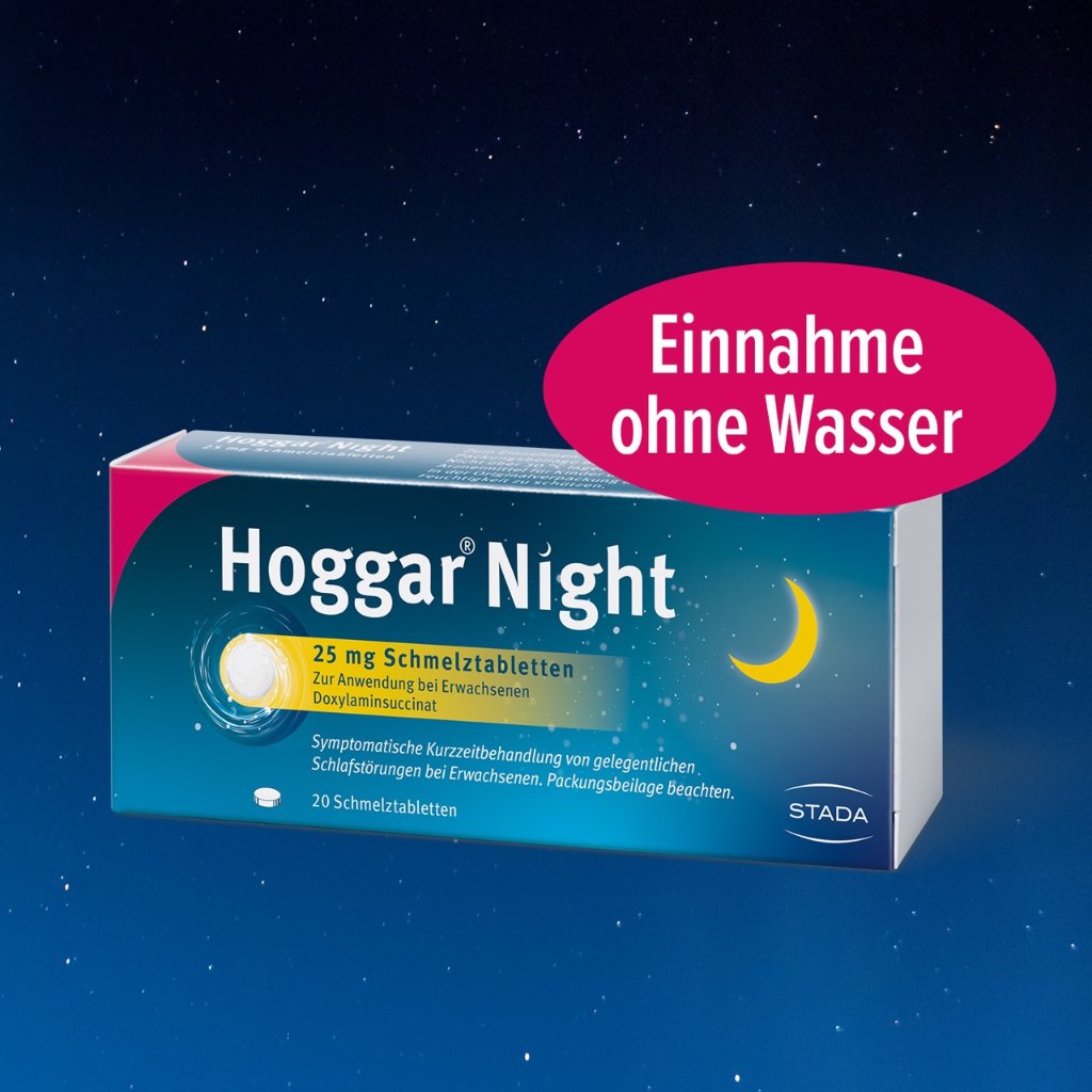 HOGGAR Night 25 mg Schmelztabletten