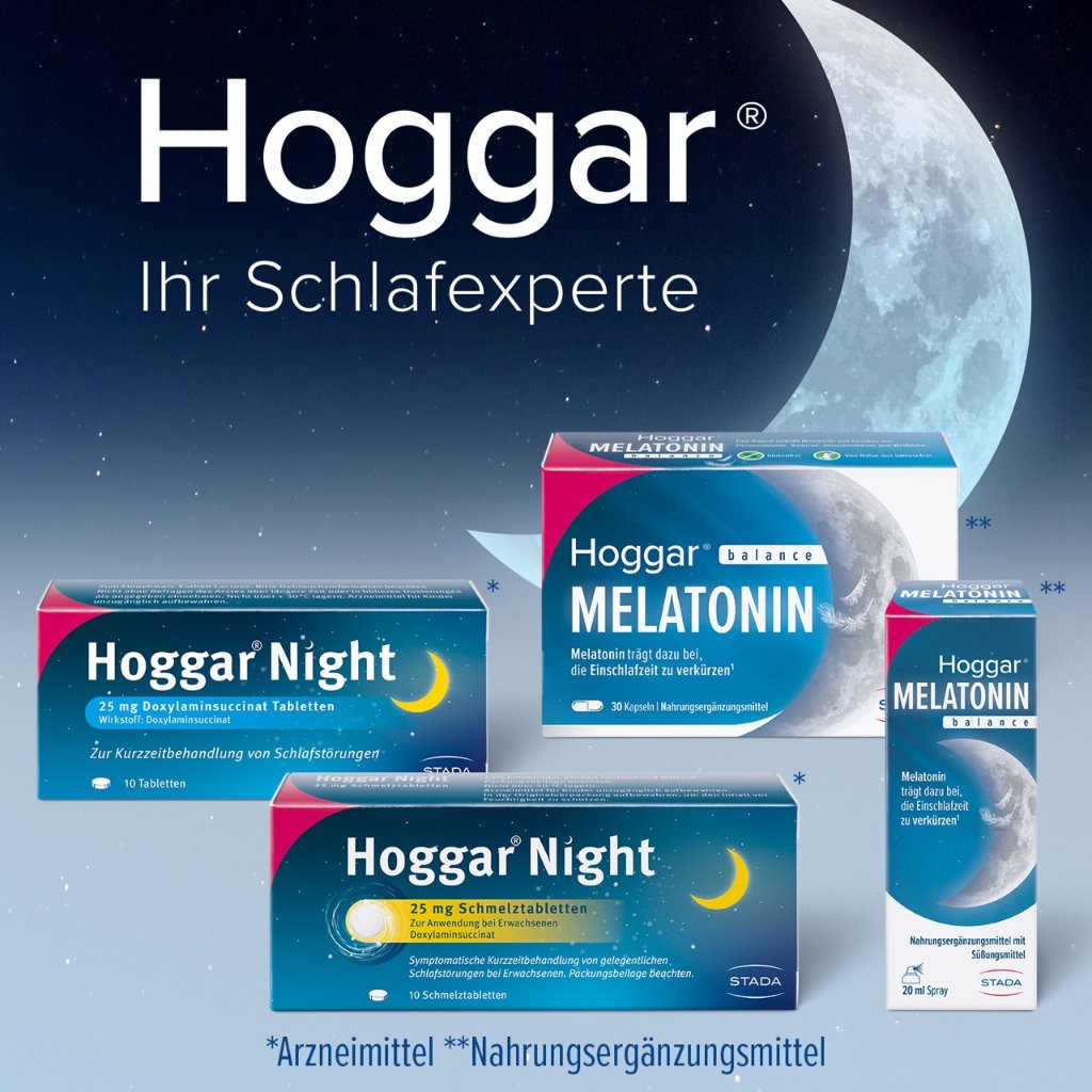 HOGGAR Night 25 mg Schmelztabletten