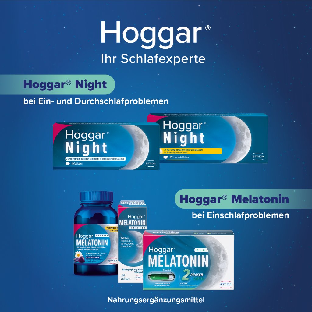 HOGGAR Night 25 mg Schmelztabletten