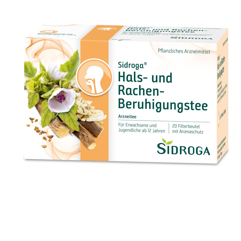 SIDROGA Hals- und Rachen-Beruhigungstee Filterbtl.
