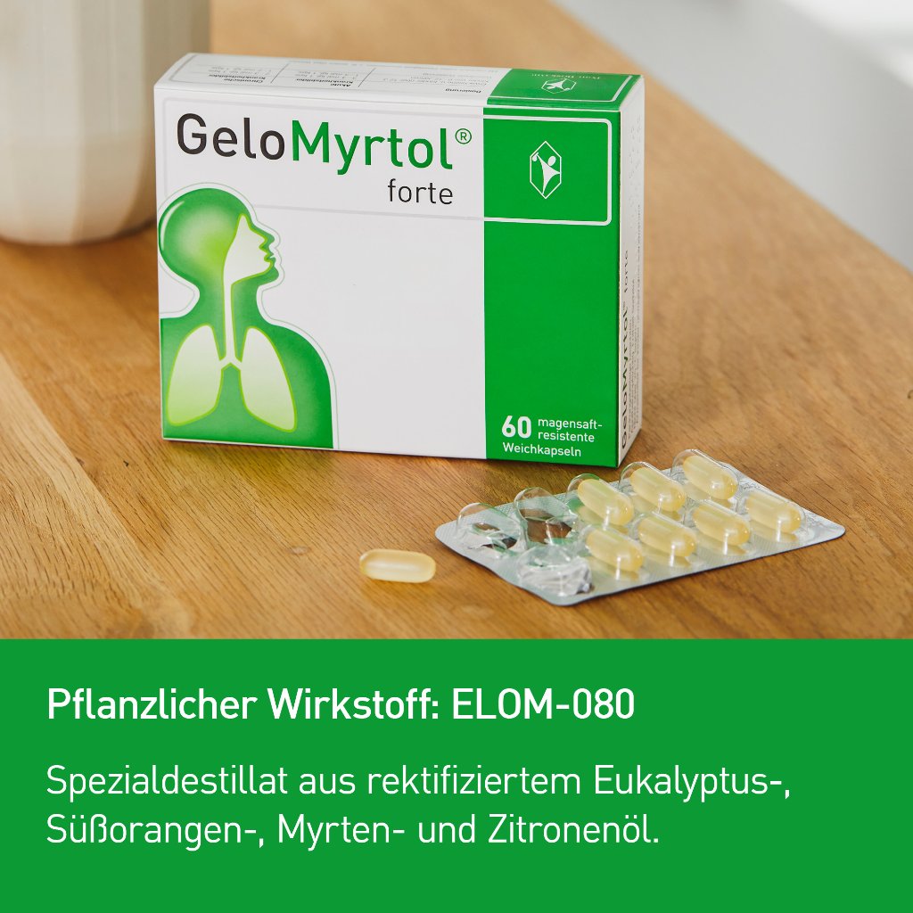 GeloMyrtol forte der pflanzliche Schleimlöser 60 Stk.